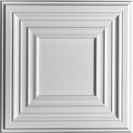 Ceilume Bistro 2ft x 2ft White Ceiling Tile V3-BISTRO-22WTO